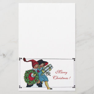 BARN MED CHRISTMAS GIFTS BREVPAPPER
