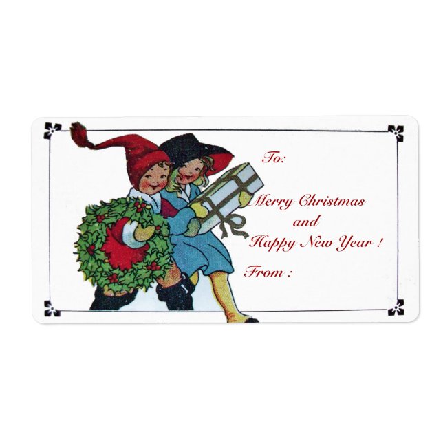 BARN MED CHRISTMAS GIFTS FRAKTSEDEL (Framsidan)