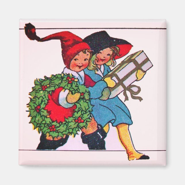 BARN MED CHRISTMAS GIFTS MAGNET (Framsidan)