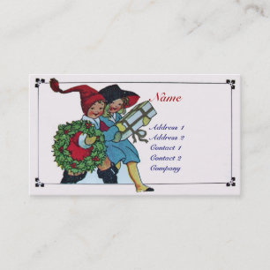 BARN MED CHRISTMAS GIFTS VISITKORT