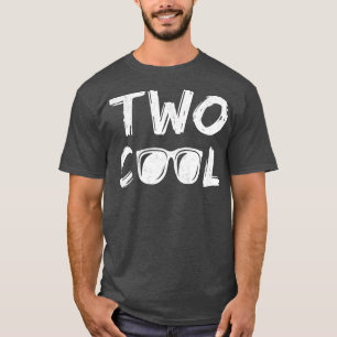 Barn med Coola 2:a födelsedagspressen Gift 2-årig  T Shirt