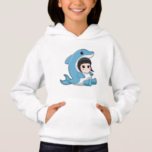 Barn med delfinsaldo t shirt