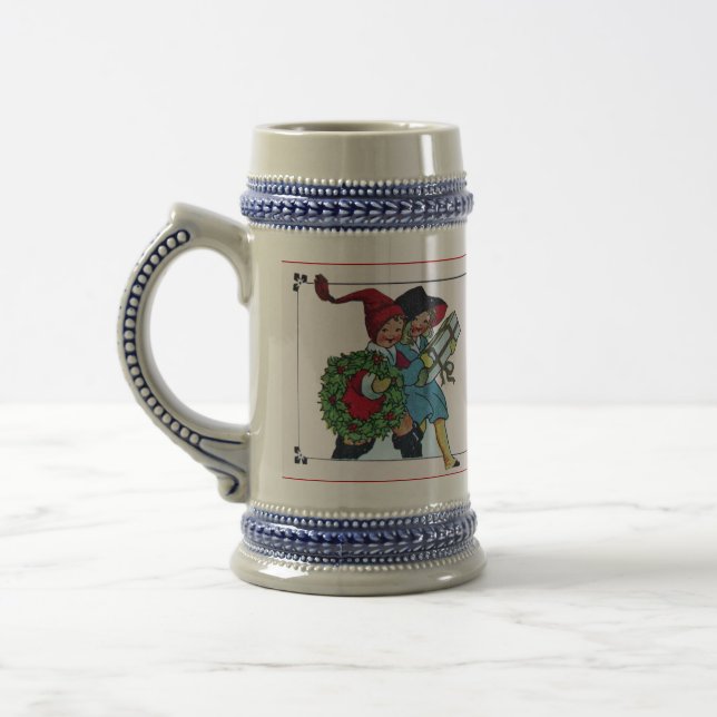 BARN MED JULKLAPPAR SEJDEL (Vänster)