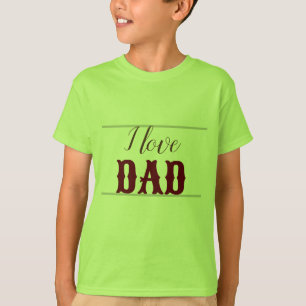 Barn med kalk Mörk T Shirt