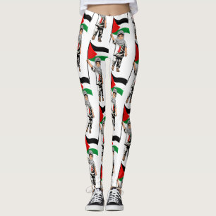 Barn med Keffiyeh Palestina-Flagga Leggings