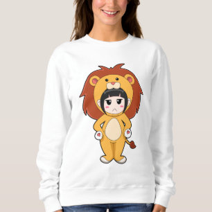 Barn med Lejon kostym T Shirt
