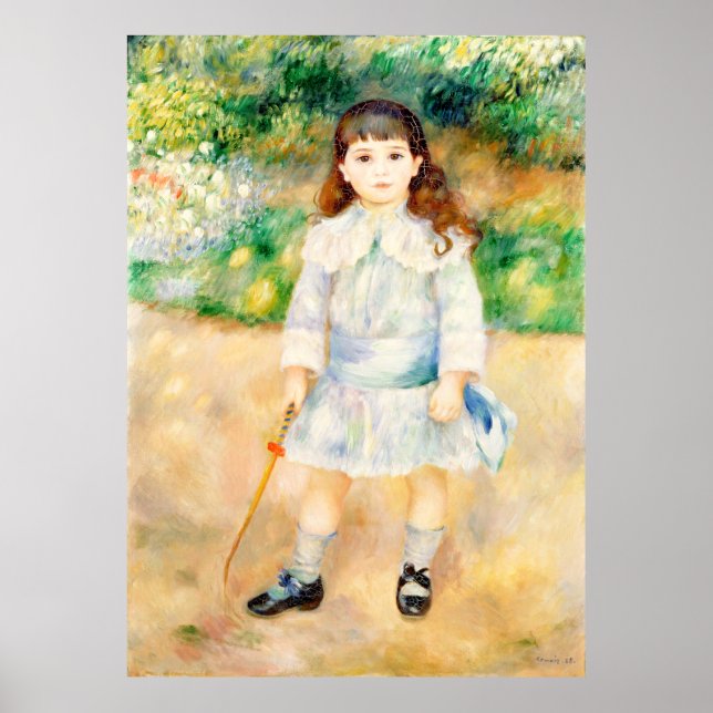 Barn med piska  Auguste  Renoir  Poster (Framsidan)