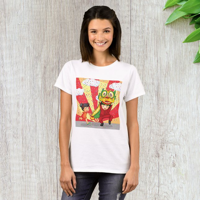 Barn med Roligt Womens T-Shirt (Skapare uppladdad)