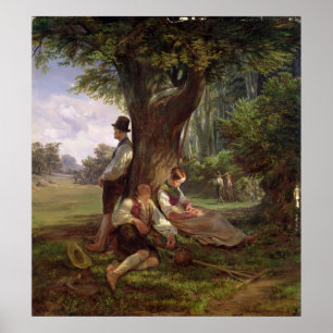 Barn med Siesta 1841 Poster