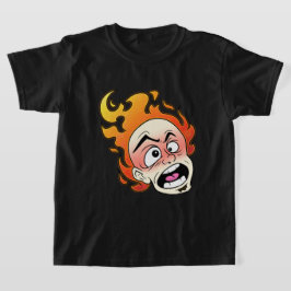 Barn med skottlös brandkåpa, grundläggande T-Shirt