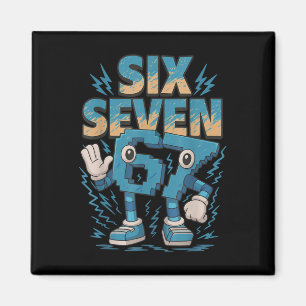 Barn Meme 67 Sex Sju 6 7 Italiensk Brainrot Magnet