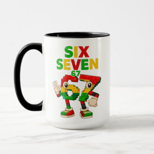 Barn Meme 67 Sex Sju 6 7 Svart Historia , barn mig Mugg