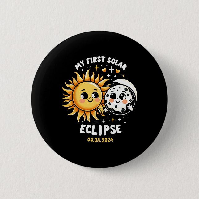 Barn min första solära Eclipse Småbarn Boys Girls  Knapp (Framsida)