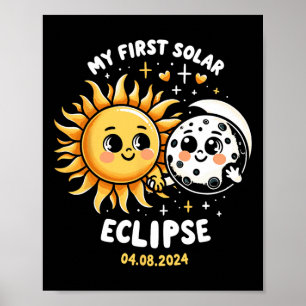 Barn min första solära Eclipse Småbarn Boys Girls  Poster