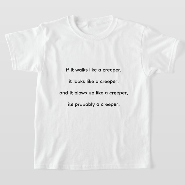barn minecraft t-shirt (Laydown)