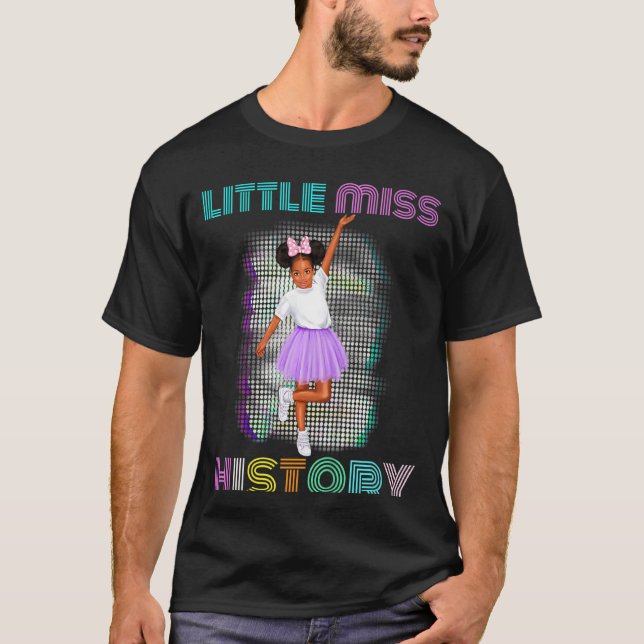 Barn, miss Black History Månth Women's Histo T Shirt (Framsida)
