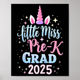 Barn Miss Pre-k Grad Preschool Girls Prek G Poster