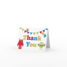 Barn Monster Birthday Tack Cards