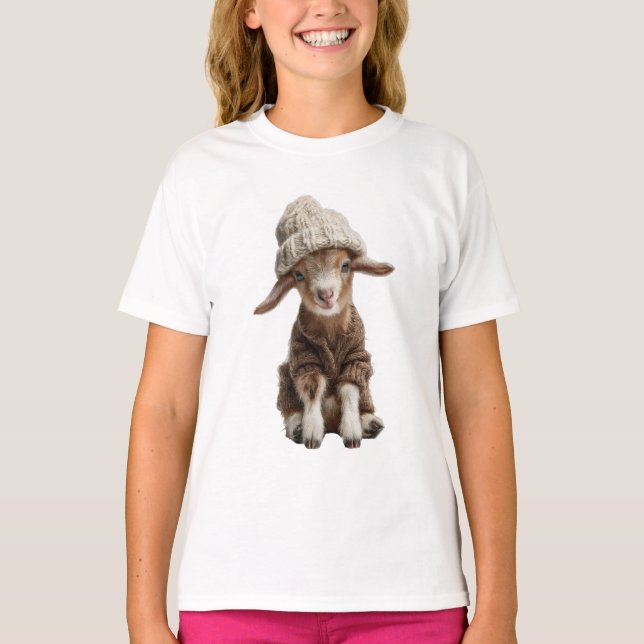 Barn mössa Beanie Get Ull mössa T Shirt (Framsida)
