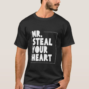 Barn, mr Steal Ditt hjärta för Boys Småbarn Valent T Shirt