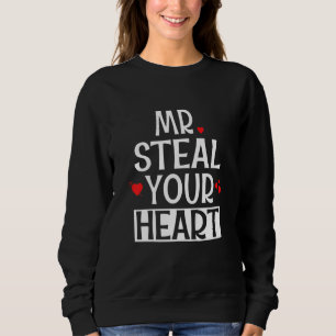 Barn Mr Stjäl Ditt Hjärta För Pojkar Småbarn Valen T Shirt