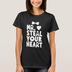 Barn Mr Stjäl Ditt Hjärta För Pojkar Småbarn Valen T Shirt