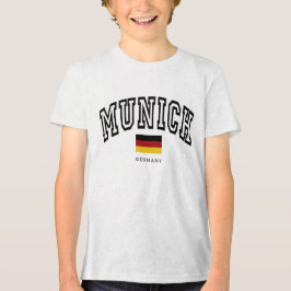 Barn München Tyskland Vintage universitets- T Shirt