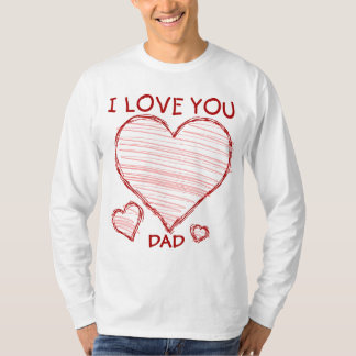 Barn-något liknande förklaring av kärlek i crayon tee shirt