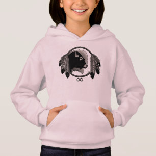 Barn Native Art Hoodie Wildlife Native Art Hoodie Tee Shirt