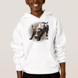 Barn New York Hoodie Bull Statue Souvenir Shirt T