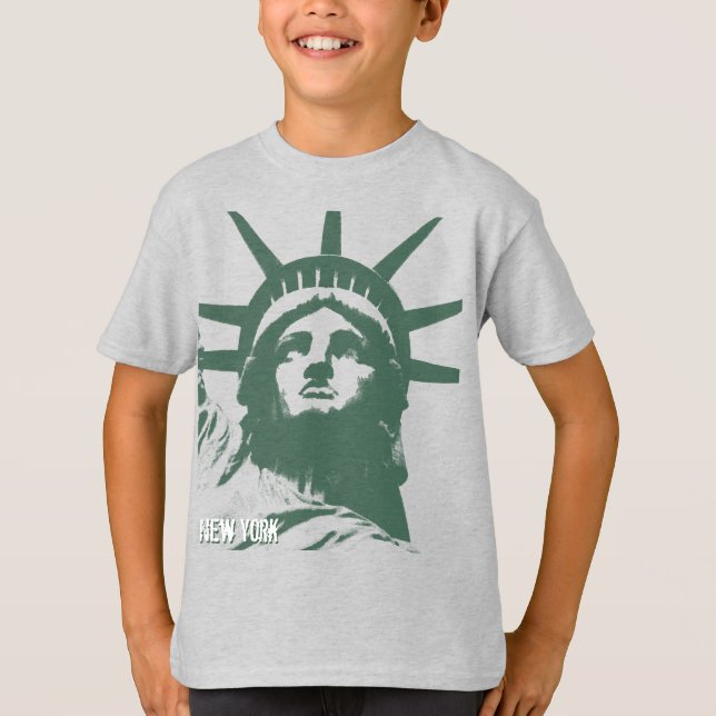 Barn New York Tröja Statue of Liberty T-Shirt (Framsida)