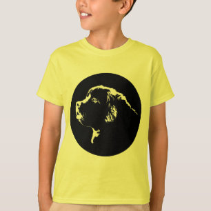 Barn Newfoundland Hund T-Shirt Organic Hund tröja