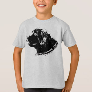 Barn Newfoundland Puppy T-shirts och Gifts