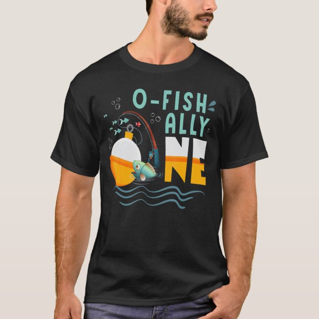 Barn o Fish Alle 1:a första Födelsedagsfesten Outf T Shirt (Framsida)