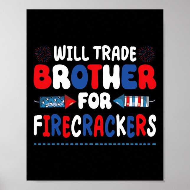Barn och barn, 4:e juli poster (Framsidan)