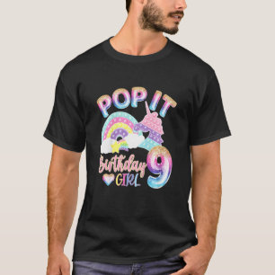 Barn och barn: 9:e året gammal födelsedagsflicka f t shirt