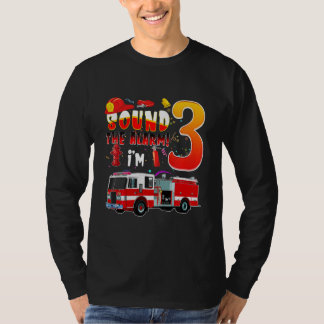 Barn och barn eldar Lastbil 3:e födelsedagstjuppet T Shirt