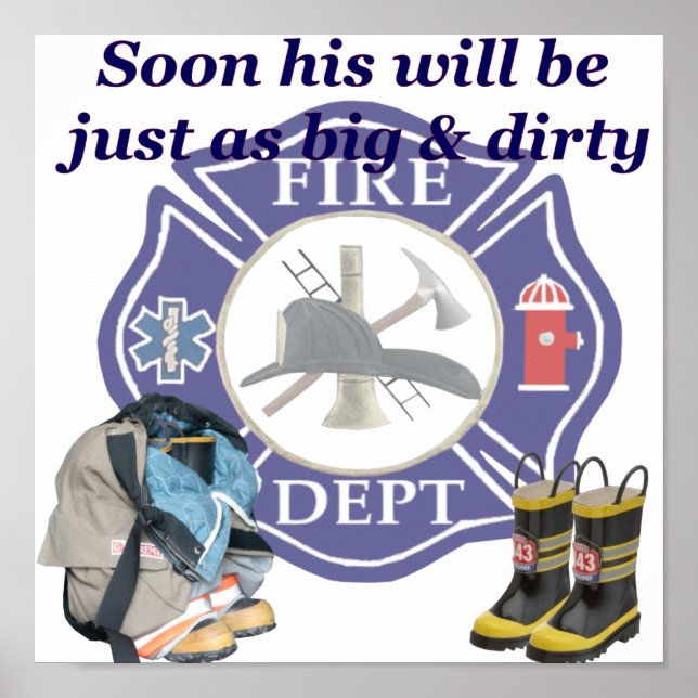 Barn och brandavföring Poster (Framsidan)