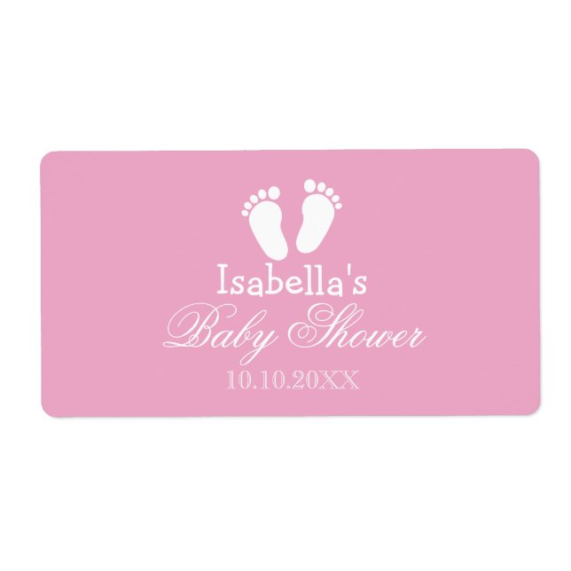 Barn- och duschdekaler med fotavtryck fraktsedel (Framsidan)