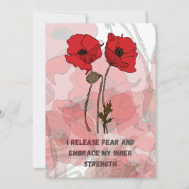 Barn- och födelseattest med blommor julkort