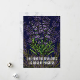Barn- och födelseattest med blommor julkort