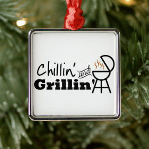 * BARN OCH GRILLIN * ROLIGT ANYTIME ORNATION JULGRANSPRYDNAD METALL