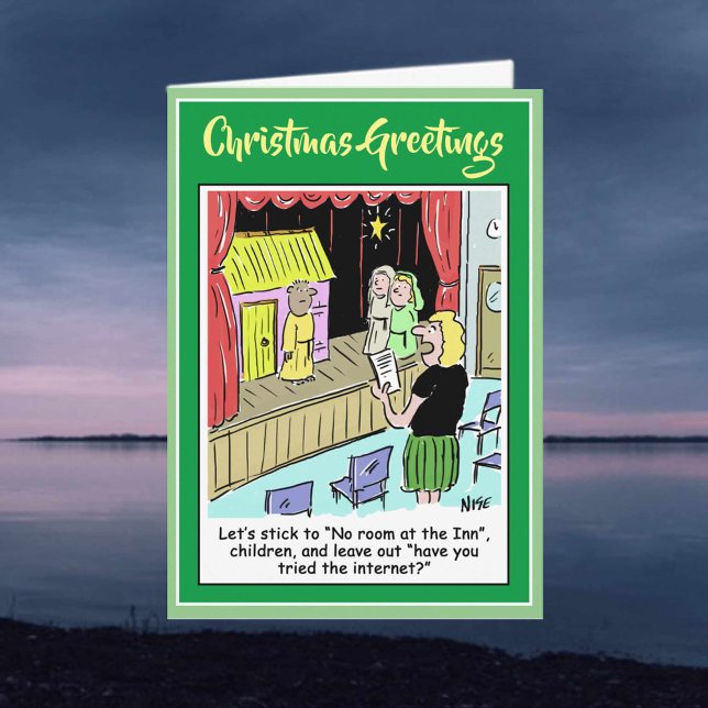 Barn och jultomhet spelar. helgkort (Skapare uppladdad)