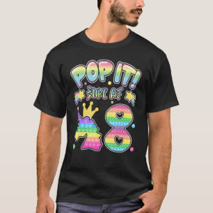 Barn och ungar 8:e födelsedagstidningen Flickor Bo T Shirt