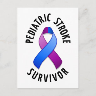 Barn och ungdomar Stroke Survivor Postcard Vykort