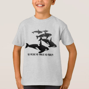 Barn Orca Whale T-Shirt No Pipelines Orca Shirts