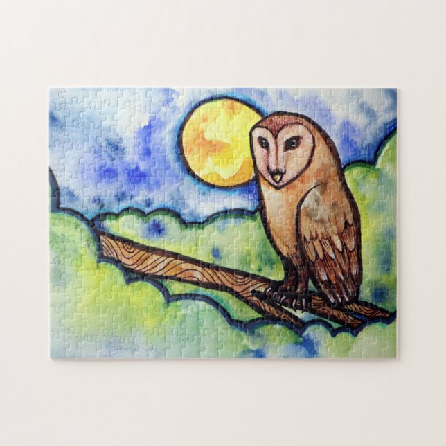 Barn Owl Pussel (Horisontell)
