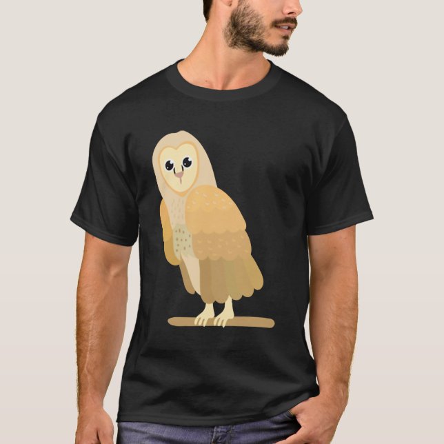 Barn Owl T Shirt (Framsida)