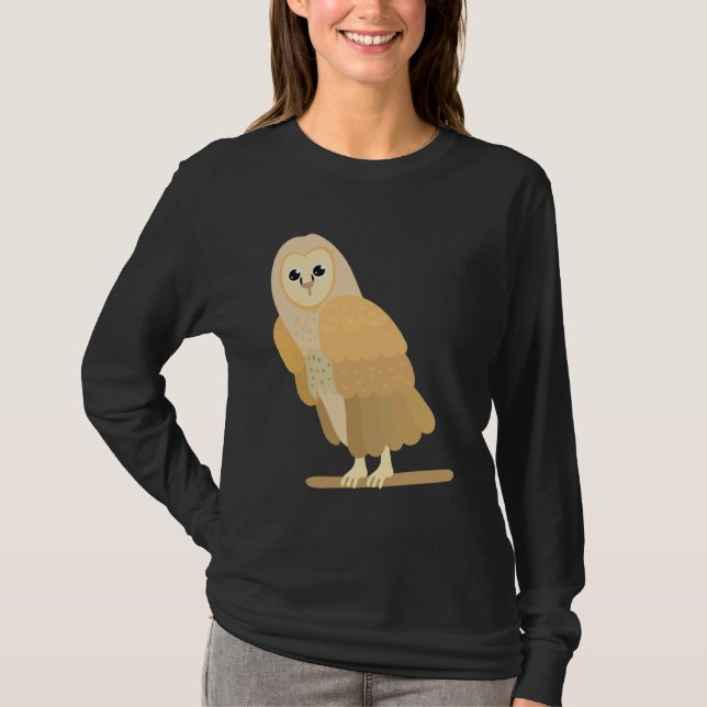 Barn Owl T Shirt (Framsida)