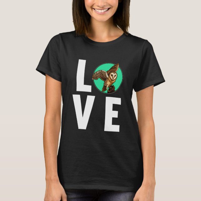 Barn Owls Barn Owl 1 T Shirt (Framsida)